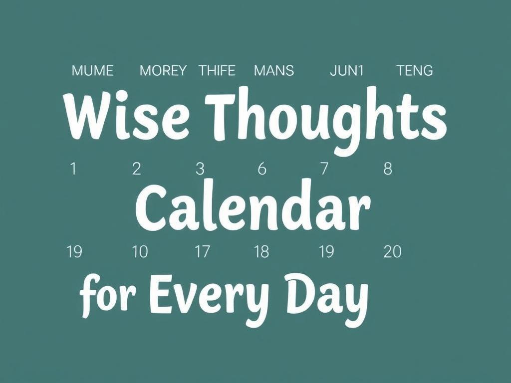 Мудрые мысли на каждый день календарь