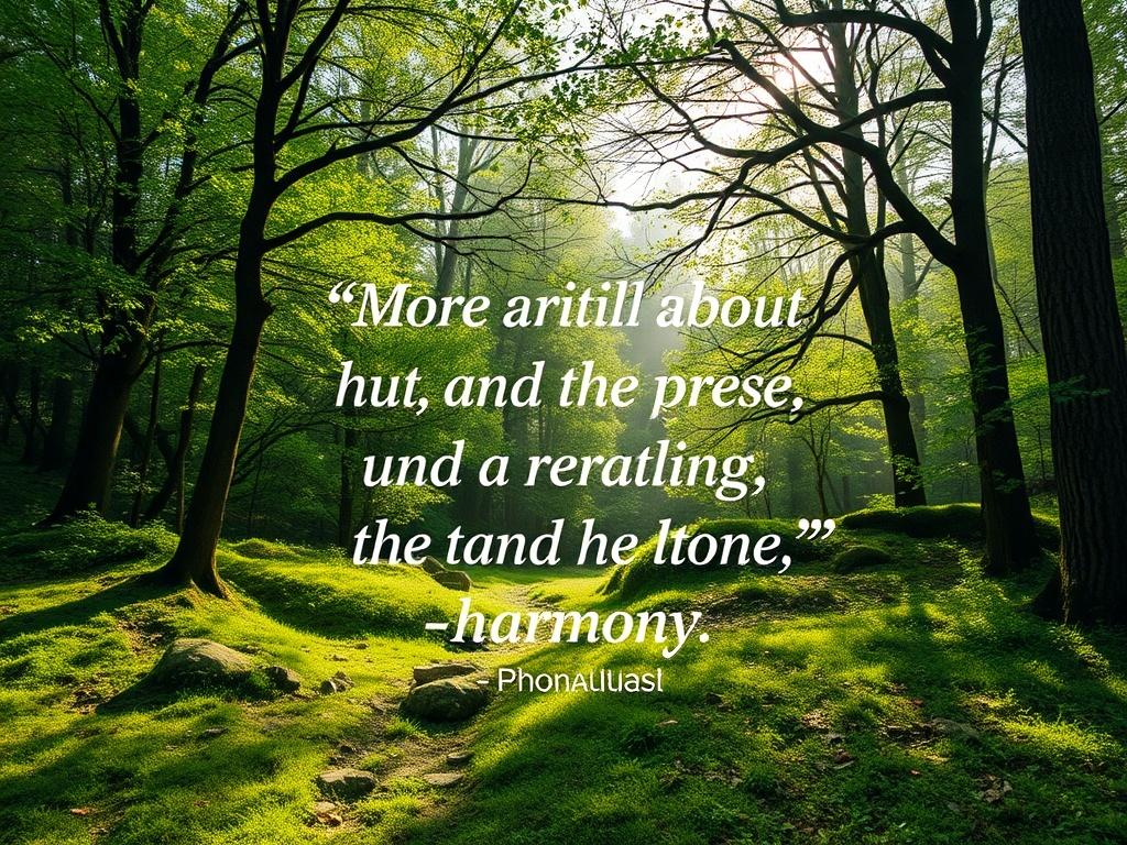 Афоризмы о природе и гармонии